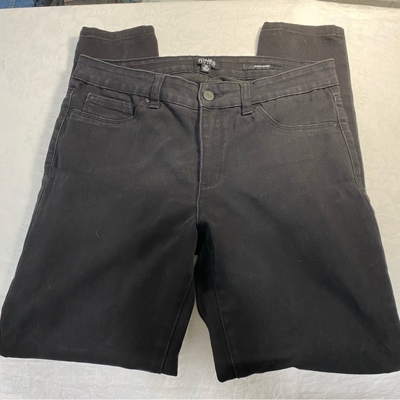Jones New York Black Jeans Denim Essex Skinny Stretchy Pants PreOwned - Picture 6 of 12